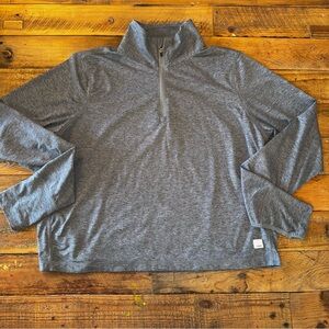 Vuori Gray Quarter-Zip Pullover